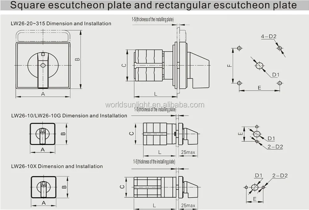 Diagram Salzer Rotary Cam Switch Wiring Diagram