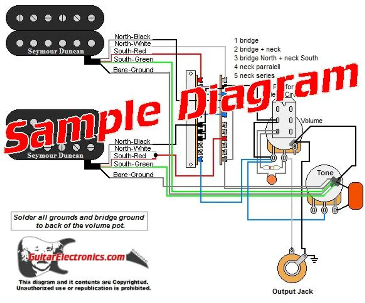 Diagram Schecter Pickups Wiring Diagrams