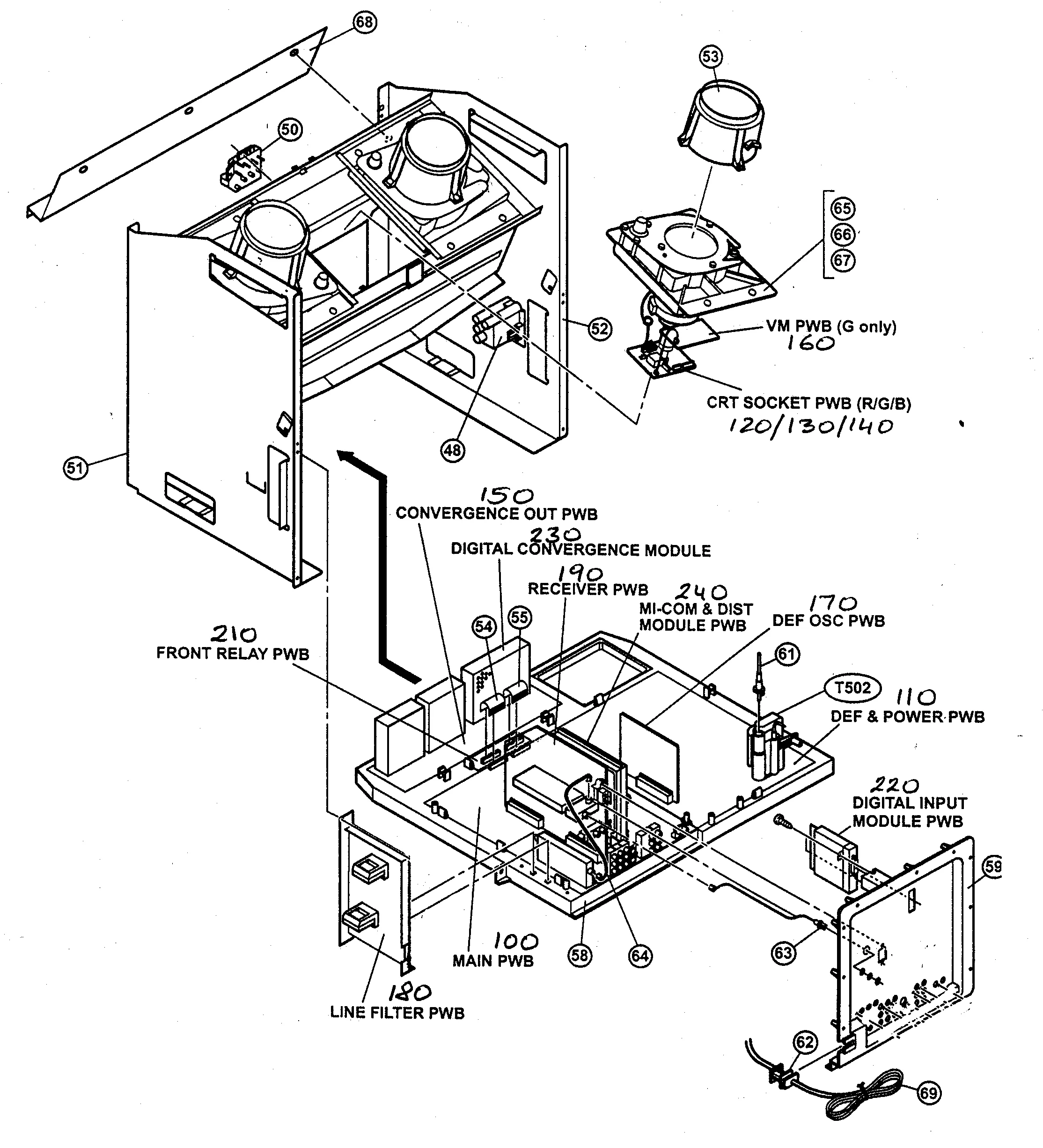 Diagram Schematic Diagram Jvc Av N21F46 Color Tv