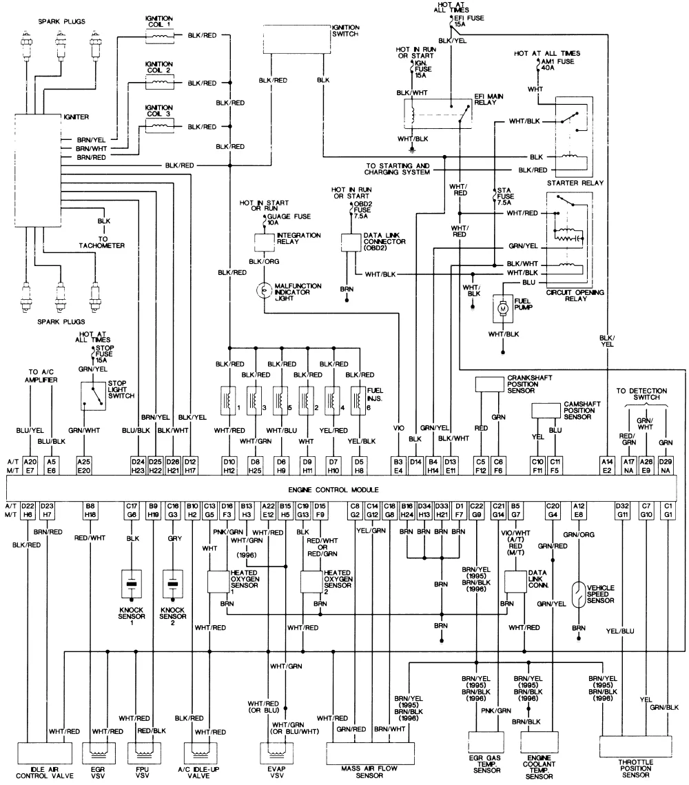 Diagram Sensor Diagram Toyota Tacoma