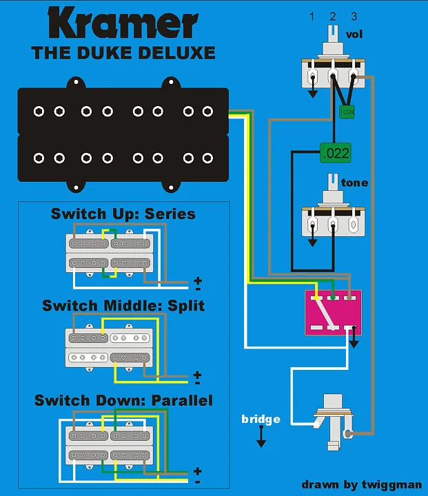 Diagram Seymour Duncan Wiring Diagrams Kramer Guitars