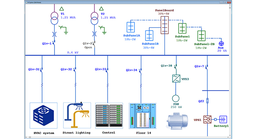 Diagram Single Line Diagram Single Dwelling