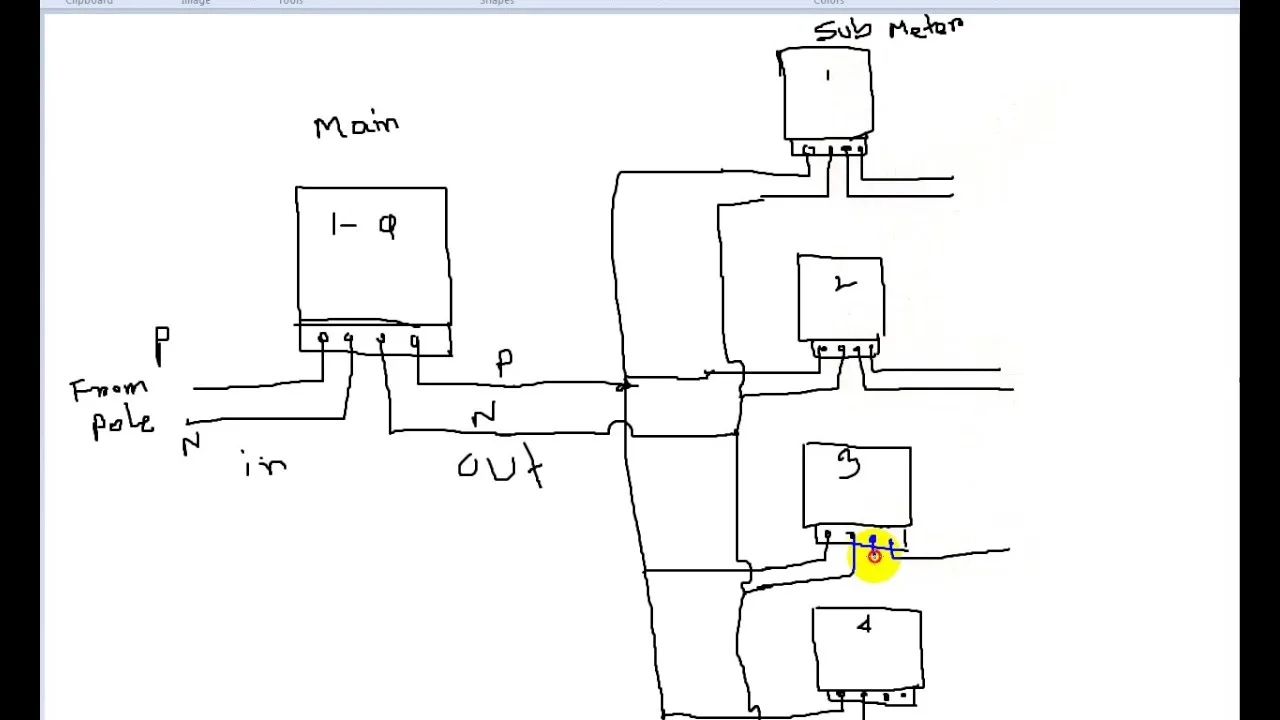 Diagram Single Line Meter Wiring Diagram
