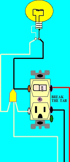Diagram Single Pole Combination Switch Receptacle Diagram