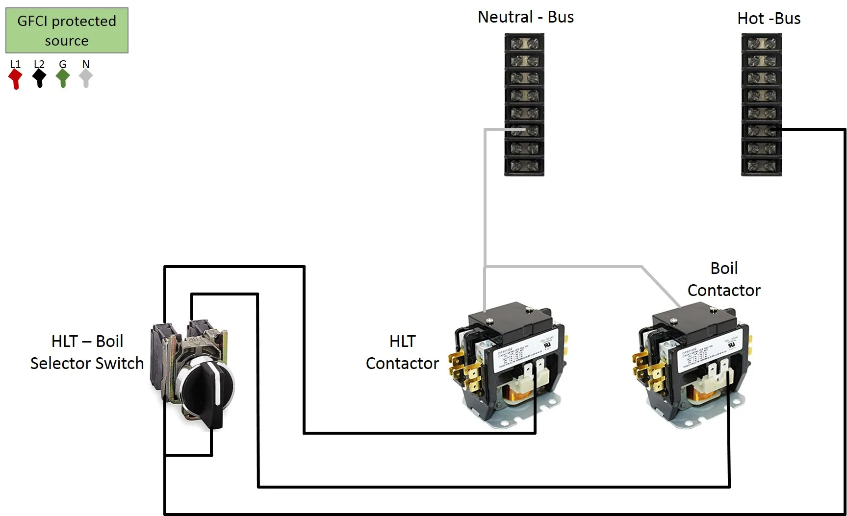 Diagram Single Pole Contactor 240V Wiring Diagram