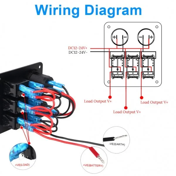 Diagram Single Pole Toggle Switch 12 Volt Wiring Diagrams