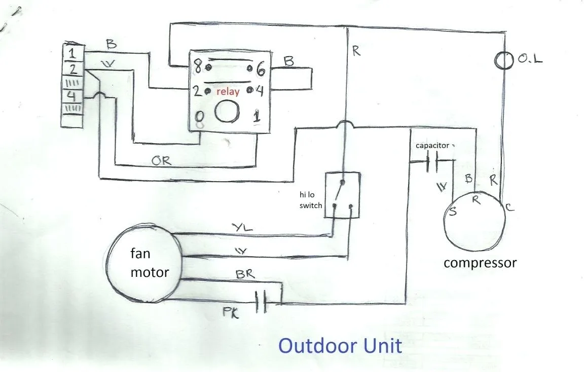 Diagram Split Air Conditioner Wiring Diagram Pdf