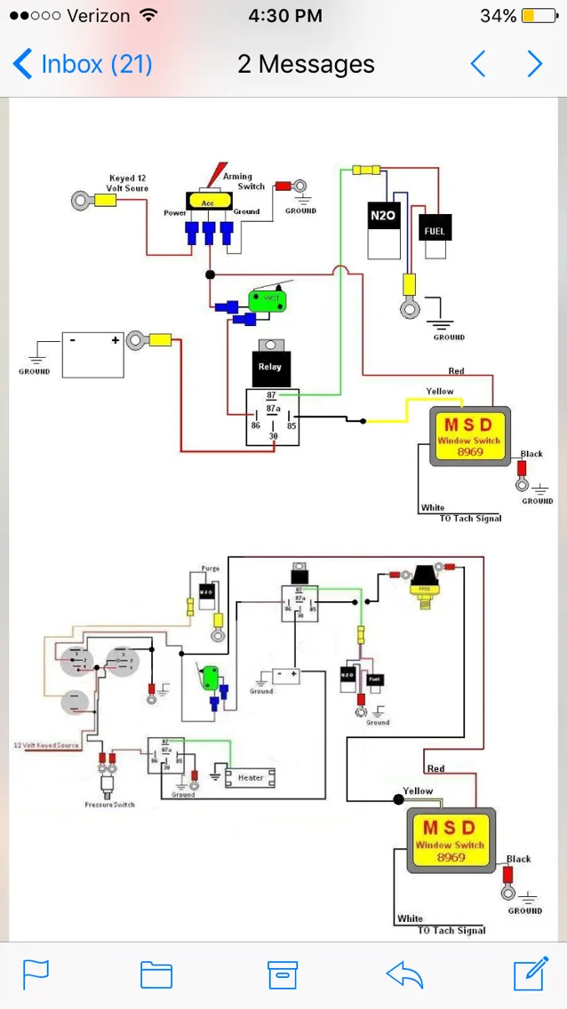 Diagram Stage 1 Nitrous Window Switch Wiring Diagrams Msd Digital
