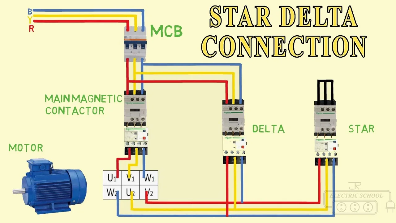 Diagram Star Delta Starter Control Wiring Diagram Download