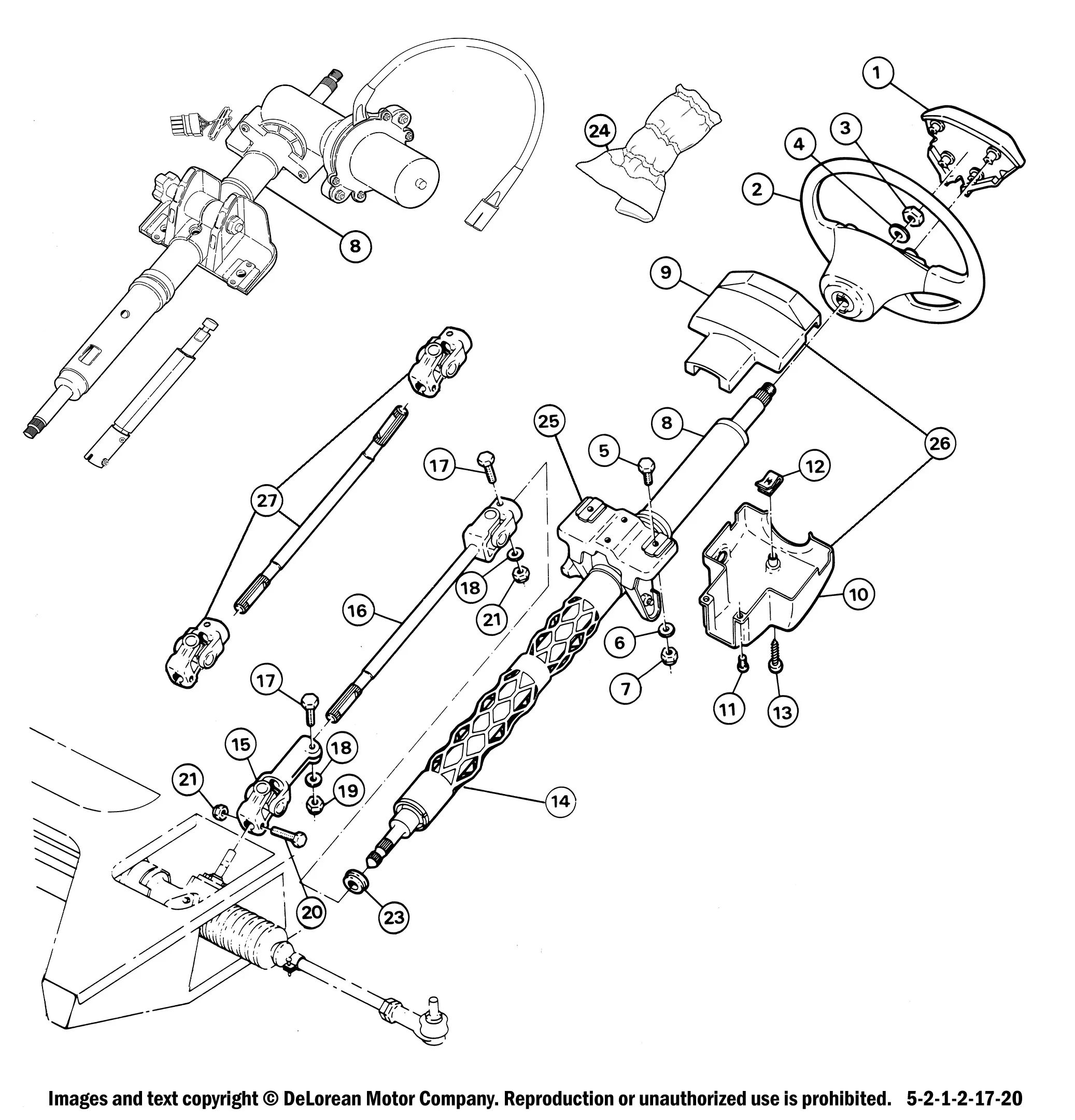 Diagram Steering Column
