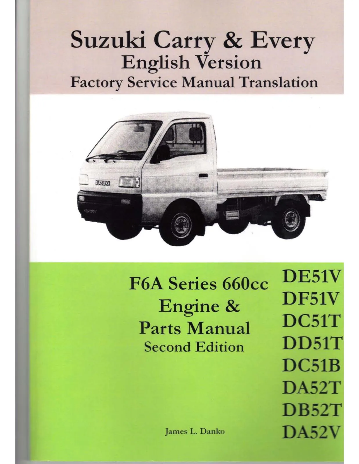 Diagram Suzuki Carry Every Factory Wiring Diagram F6A Engine