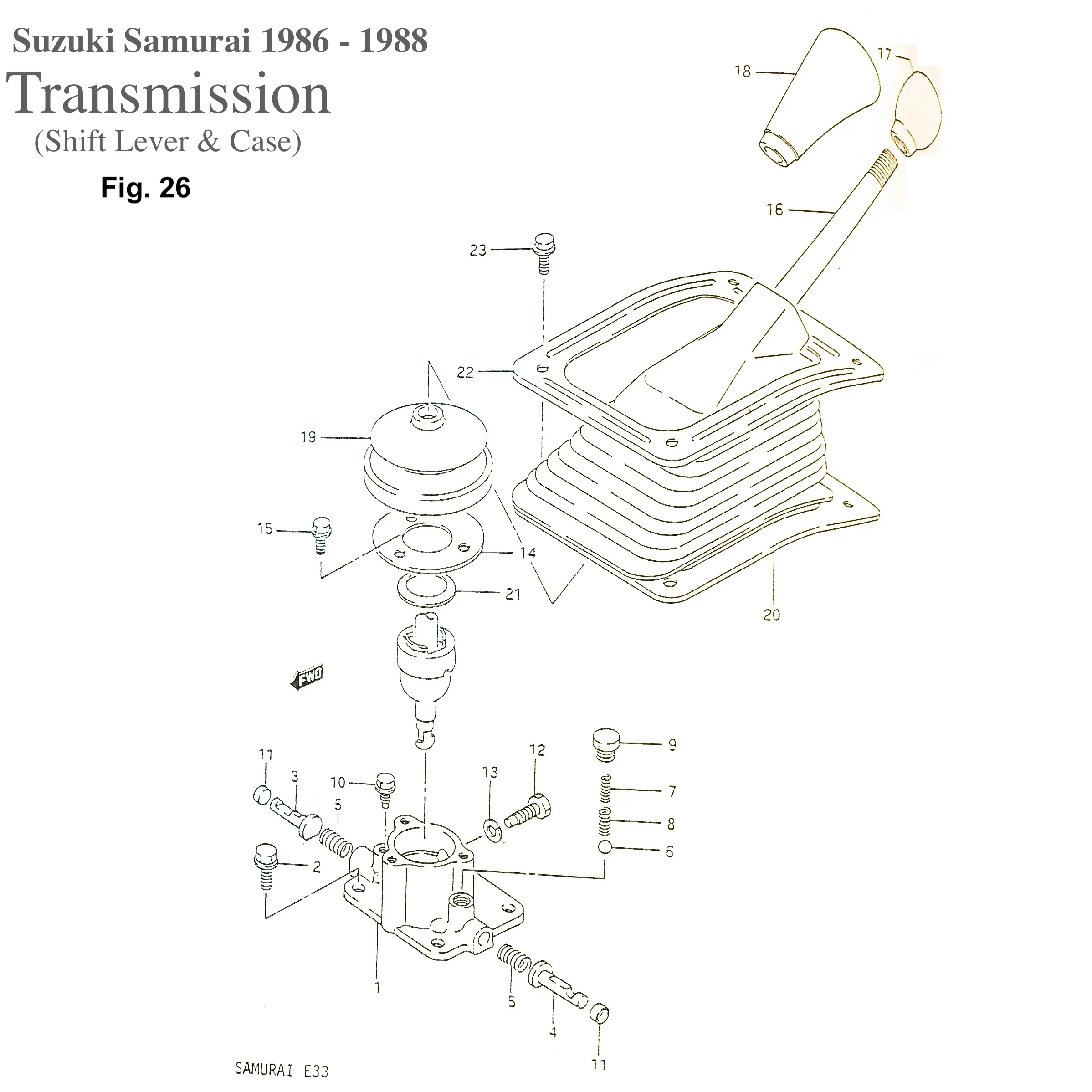 Diagram Suzuki Samurai Alternator Wiring Diagram