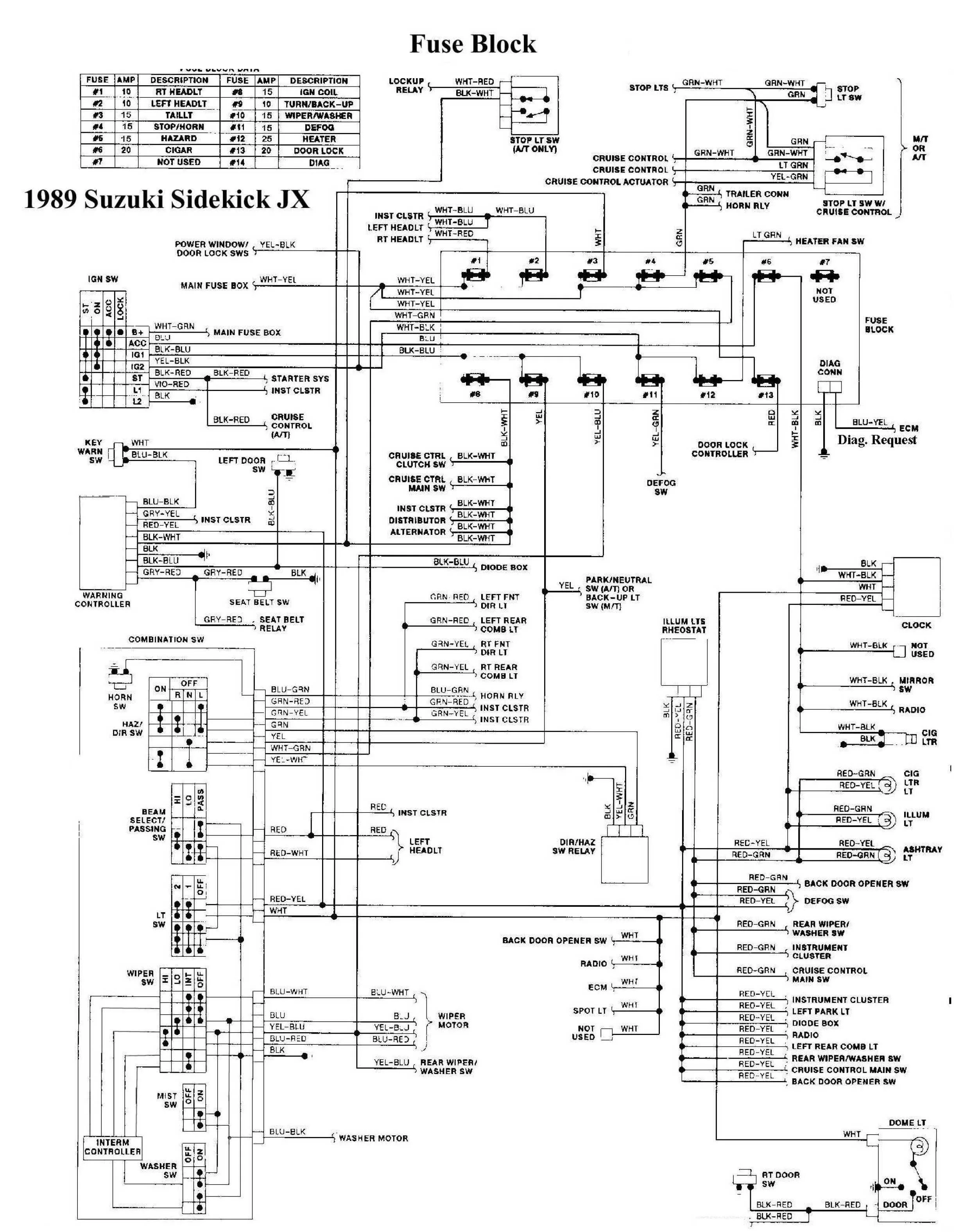 Diagram Suzuki Vitara Wiring Diagram Pdf