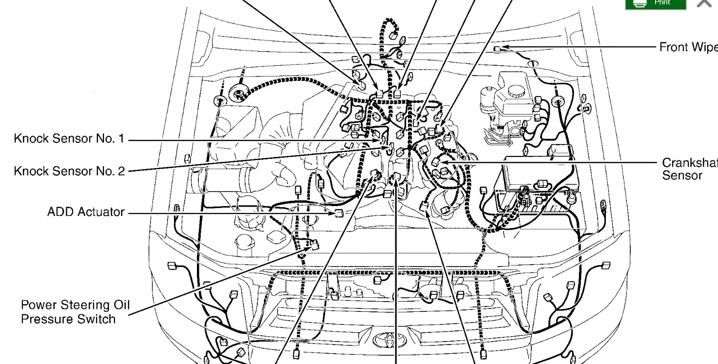 Diagram Toyota 4Runner Knock Sensor Diagram