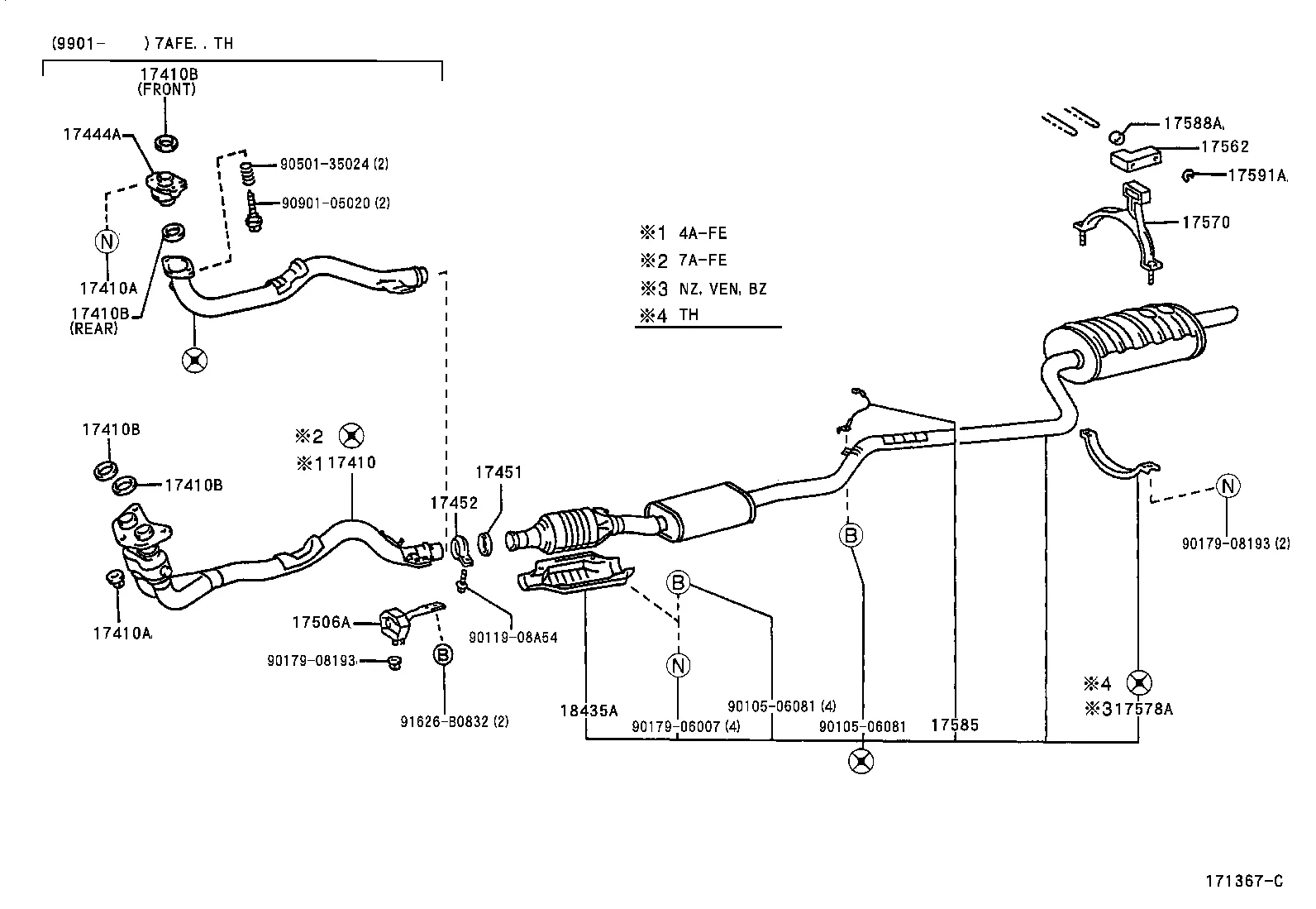 Diagram Toyota 7Afe Engine Diagram