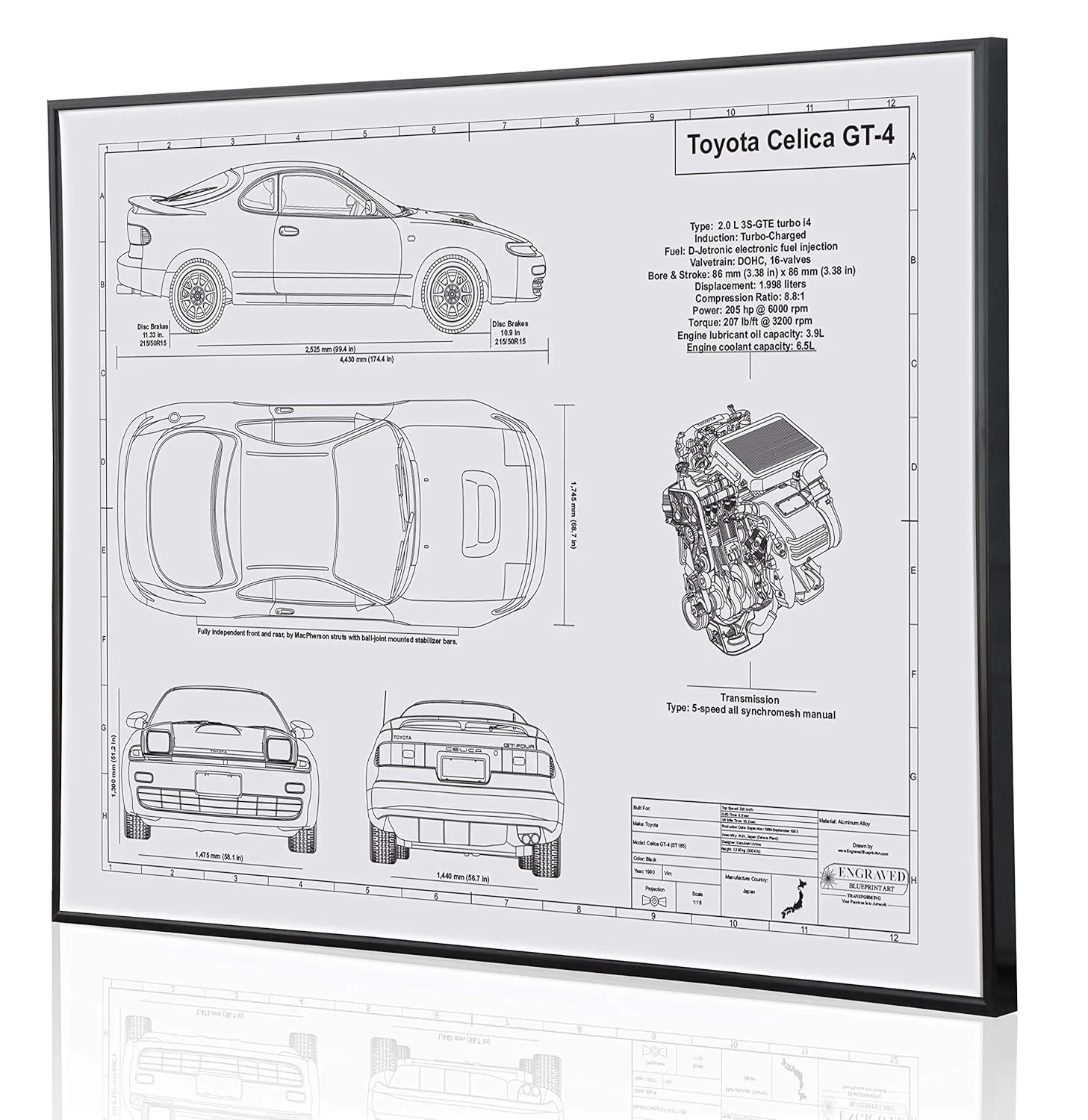 Diagram Toyota Celica Engine Bay Diagram