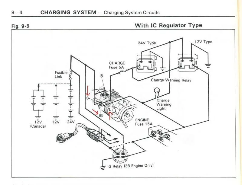 Diagram Toyota Landcruiser Alternator Wiring Diagram Picture