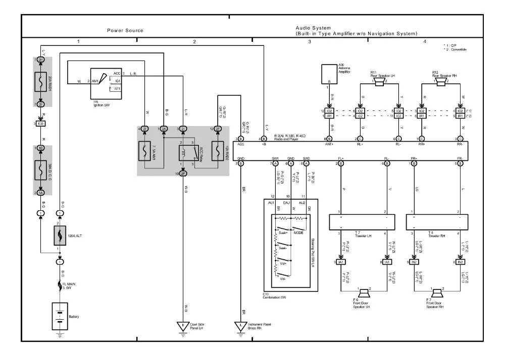 Diagram Toyota Solara Wiring Diagrams