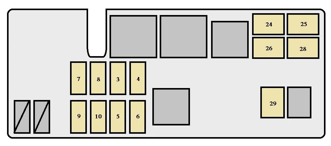 Diagram Toyota T100 Fuse Box Diagram