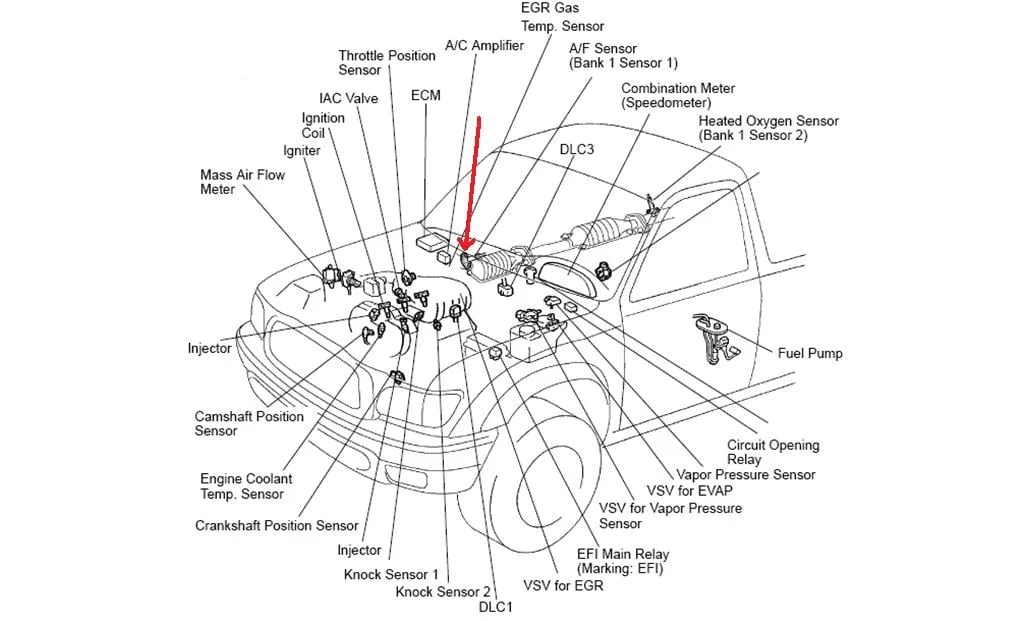 Diagram Toyota Tacoma V6 Engine Diagram