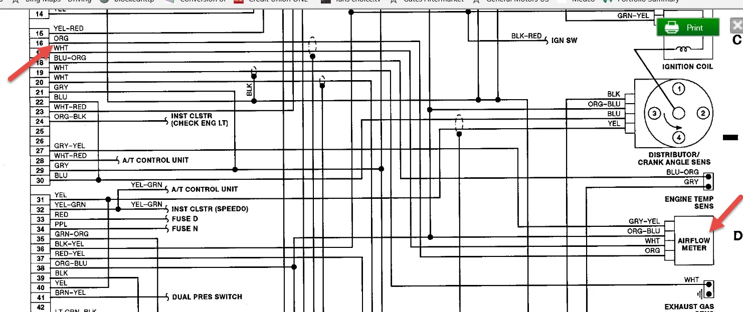 Diagram Toyota Wiring Diagrams Ecu Pinout