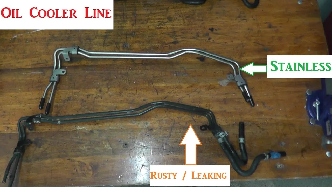 Diagram Transmission Cooler Line 4L80E Transmission Cooler L