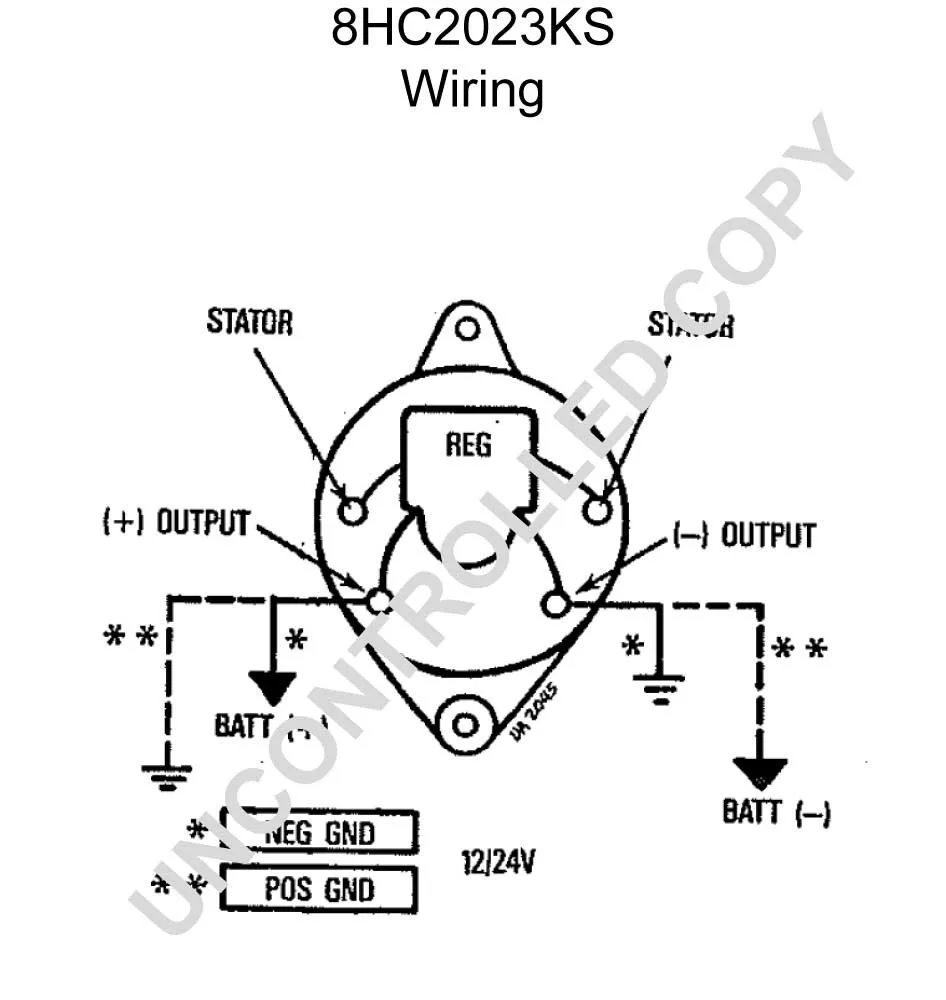 Diagram Two Wire Hyster Alternator Wiring Diagram