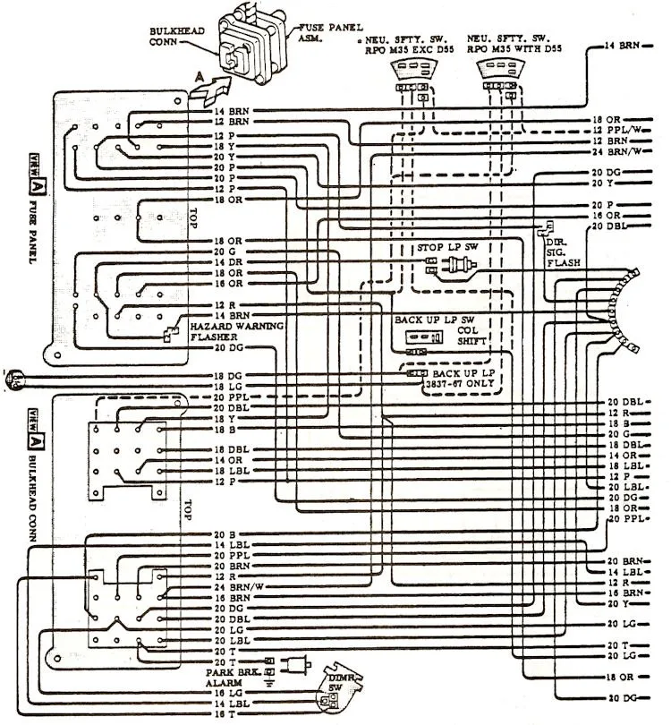 Diagram V8 Engine Wiring Diagram 1967 Chevelle