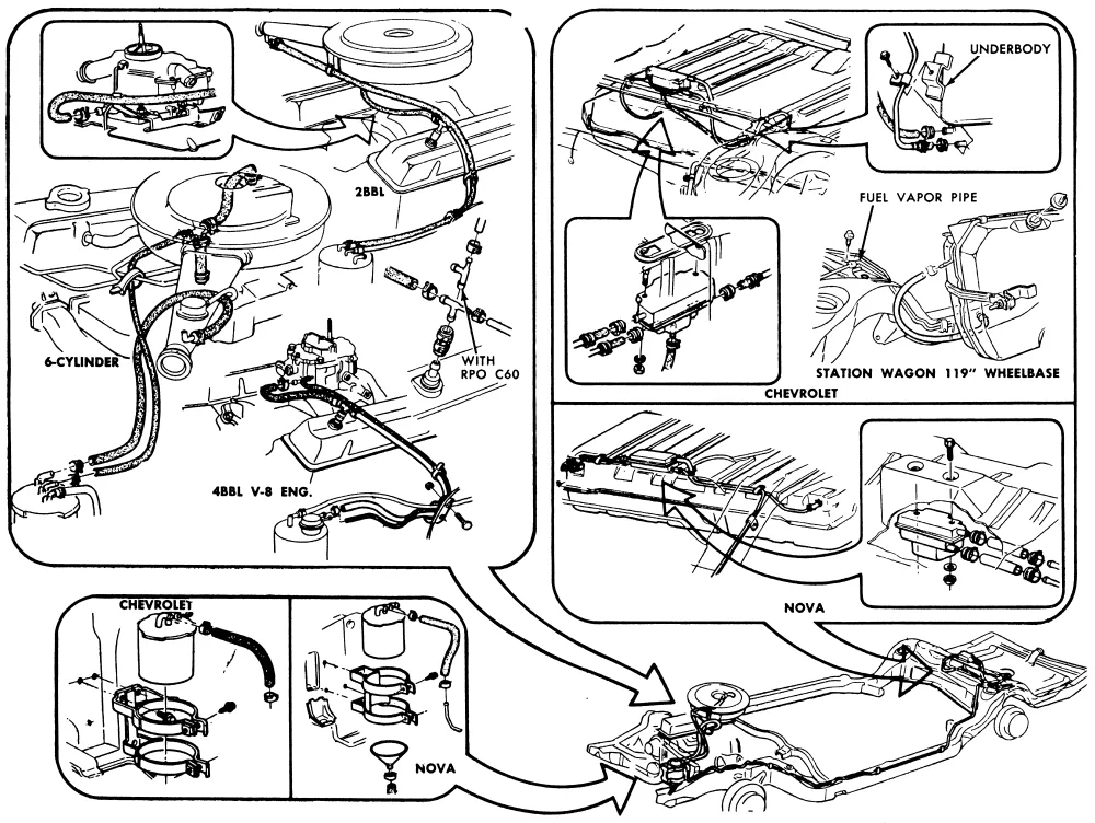 Diagram Vacuum Hose Routing Diagram Chevy