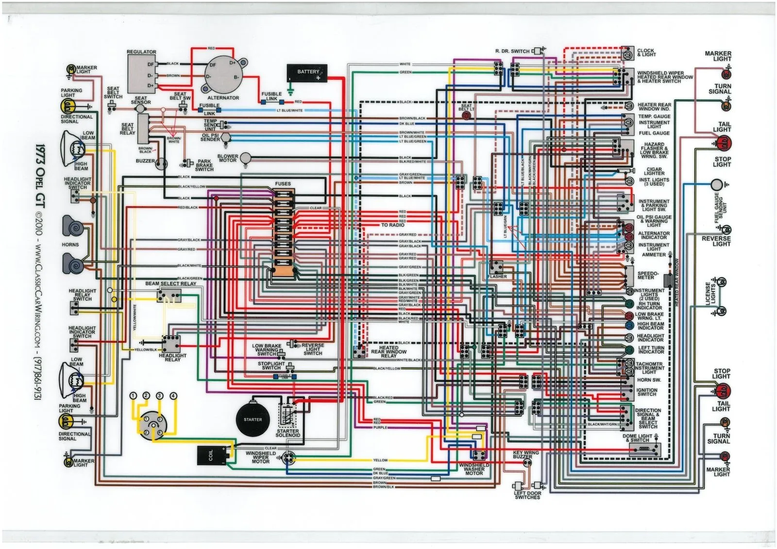 Diagram Vauxhall Opel Manta Ascona 1900 19 Wiring Diagram