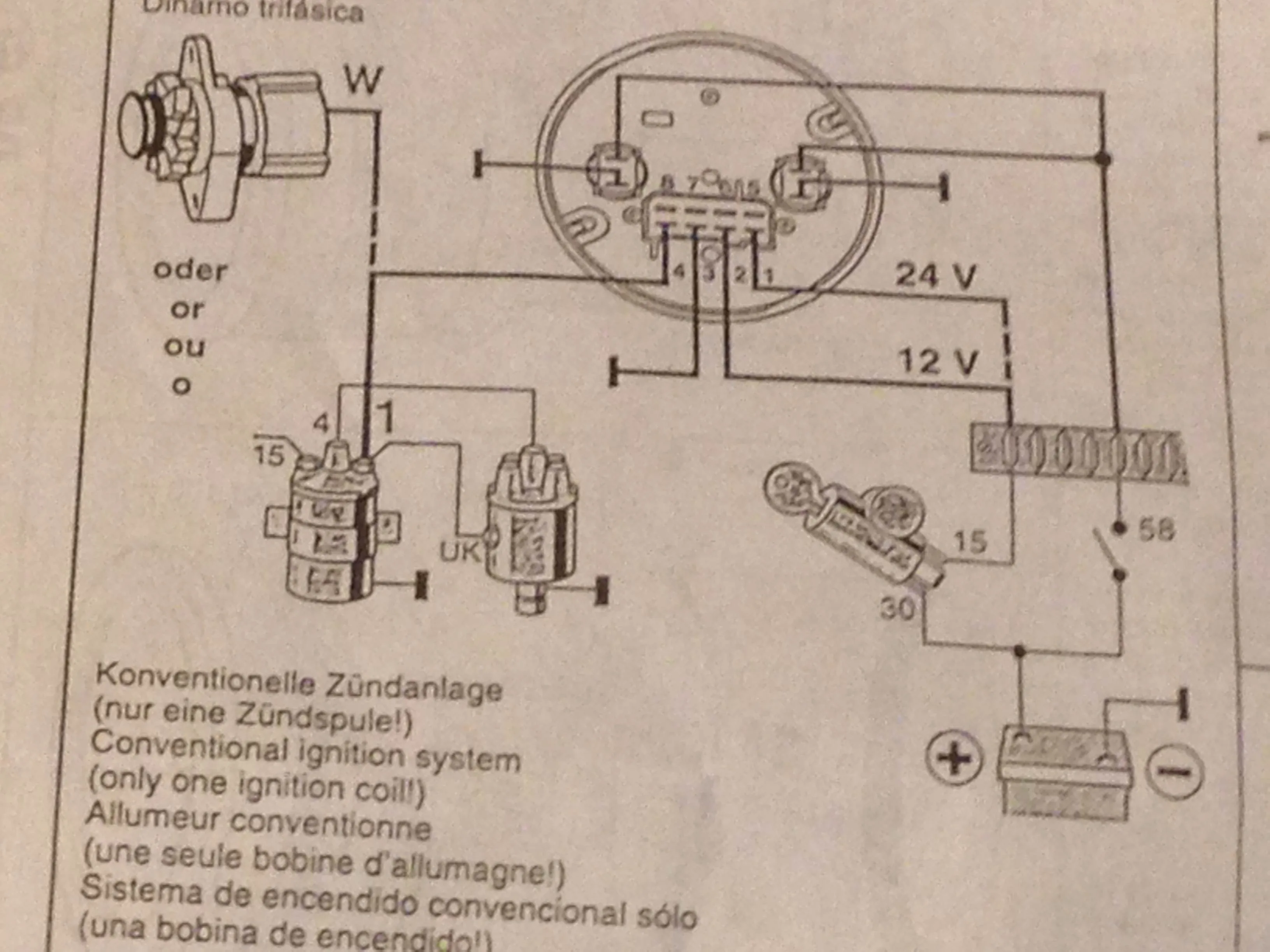 Diagram Vdo Wiring Gauge Tach