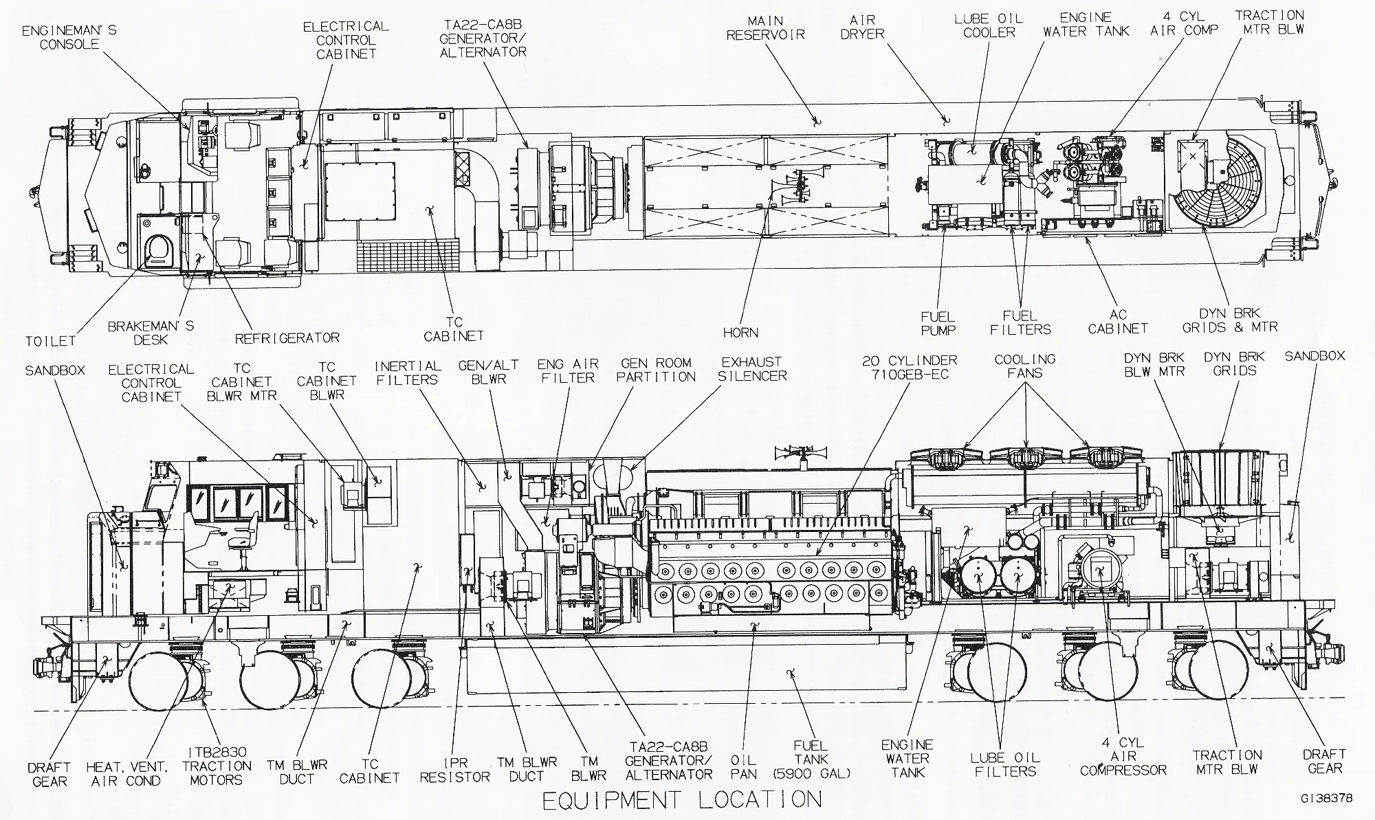 Diagram Vintage Ge Electric Locomotive Diagram