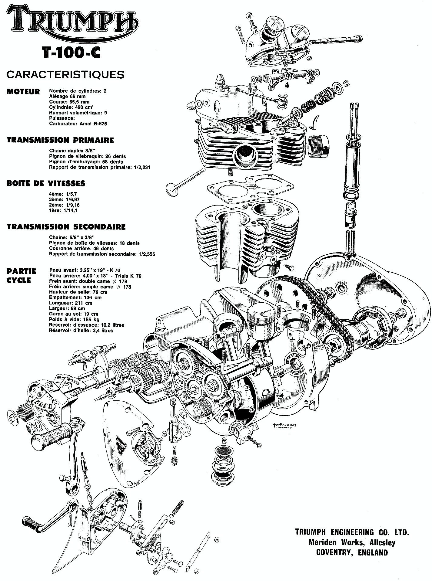 Diagram Vintage Triumph Engine Diagram