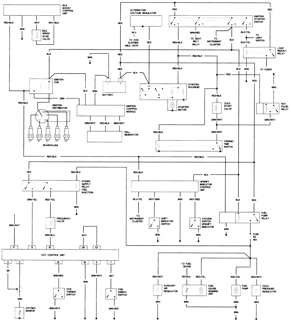 Diagram Volkswagen Cabriolet Fuel System Diagram
