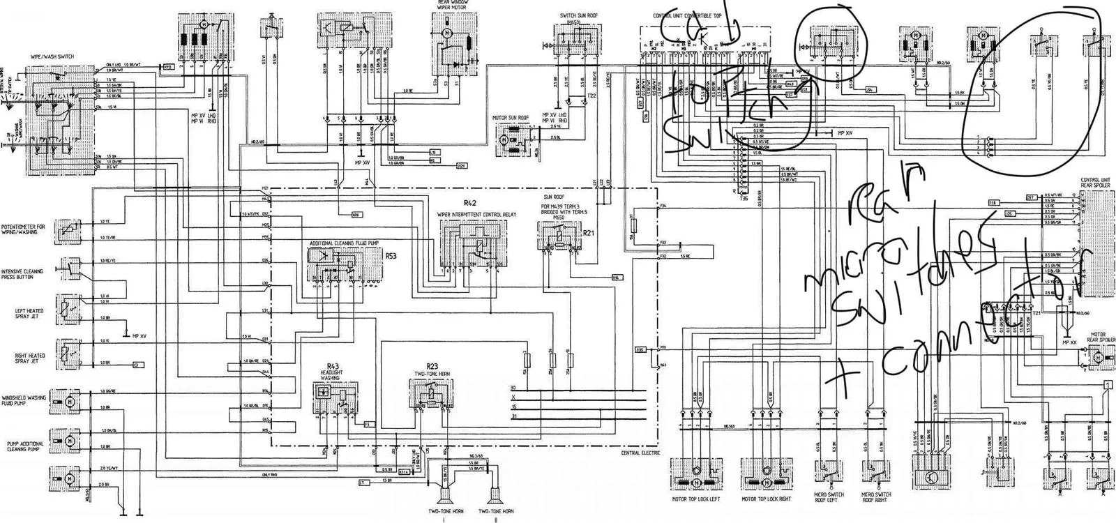Diagram Volkswagen Cabriolet Wiring Diagram