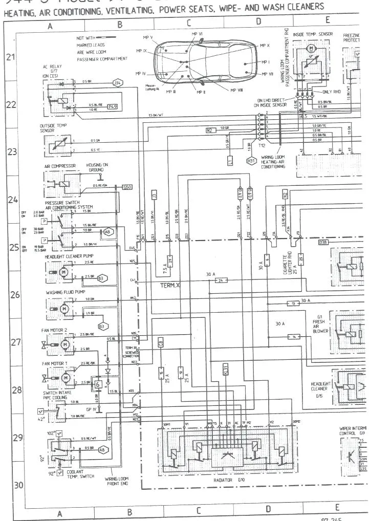 Diagram Volkswagen Cabriolet Wiring Diagrams