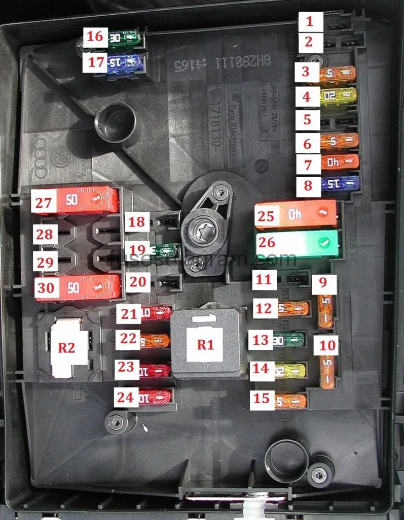 Diagram Volkswagen Jetta Fuse Relay Diagram