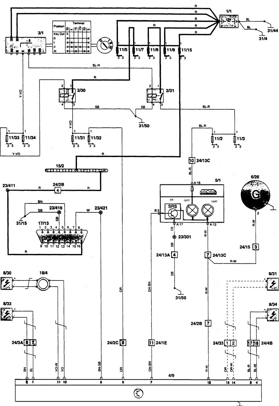 Diagram Volvo 850 A C Wiring Diagram