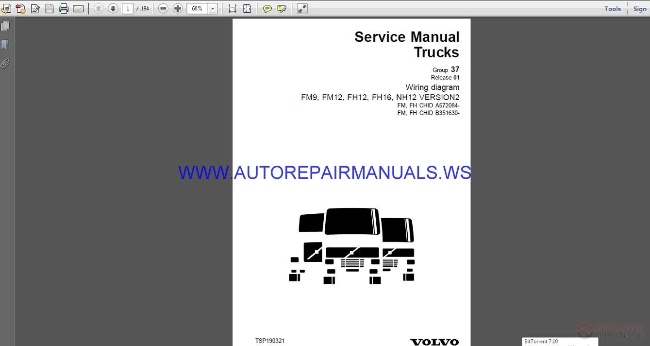 Diagram Volvo Fmfhnh12 Version2 Trucks Wiring Diagram Service Manual
