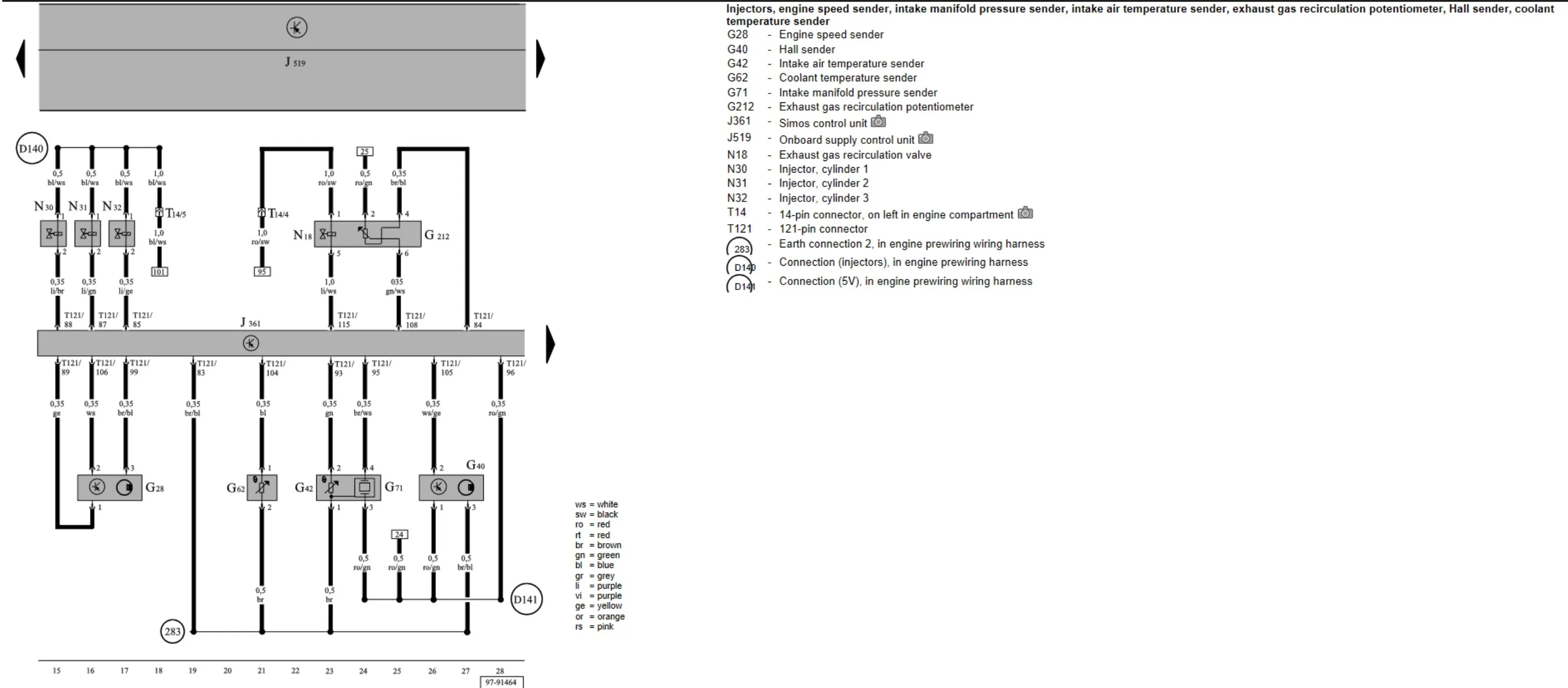 Diagram Vw Polo 6N2 Central Locking Wiring Diagram