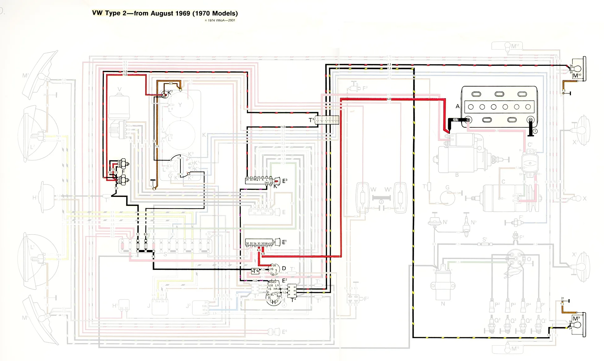 Diagram Vw T2 Wiring Diagram 1973