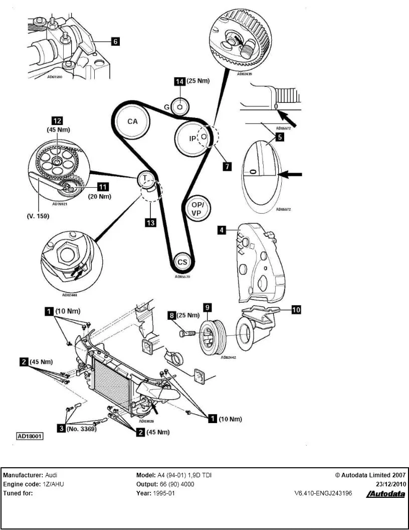 Diagram Vw Tdi Engine Belt Diagram