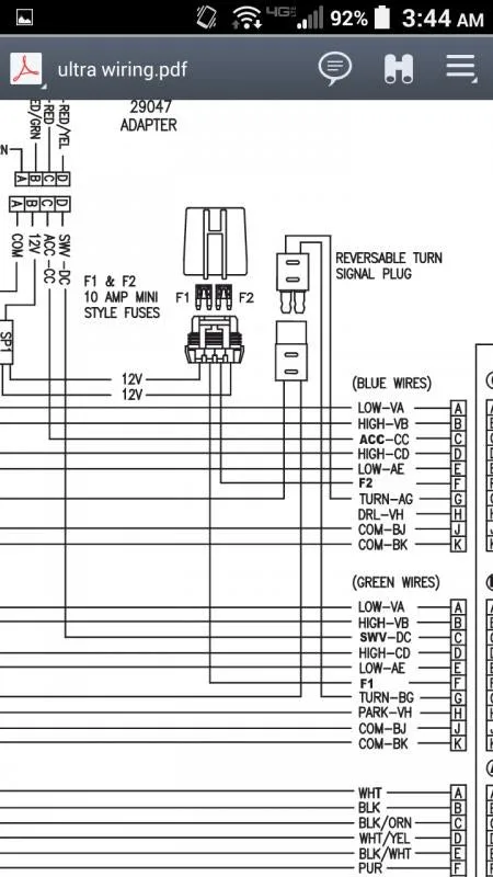 Diagram Western Ultramount Plow Diagram