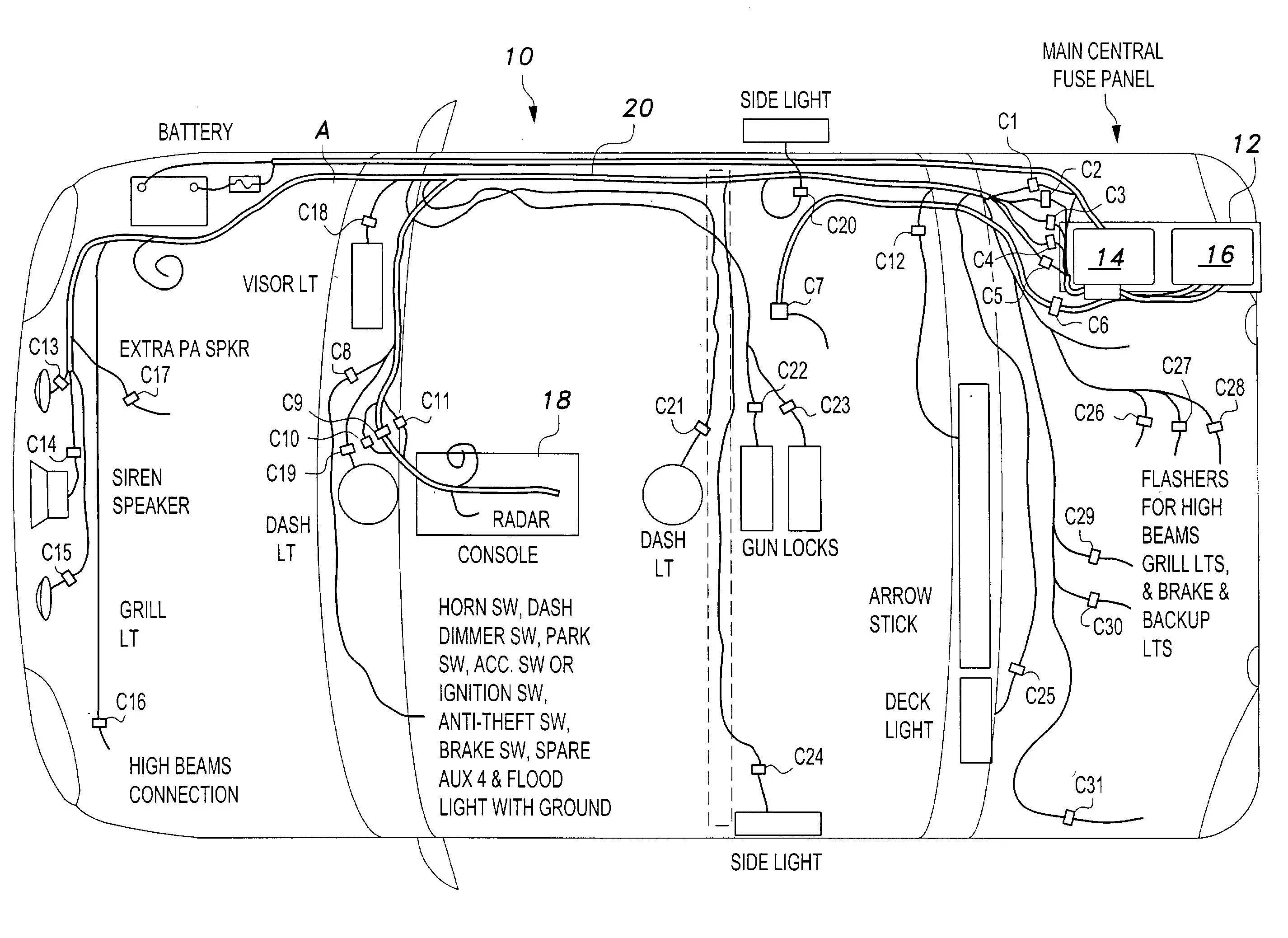 Diagram Whelen Arrow Stick Wiring Diagram