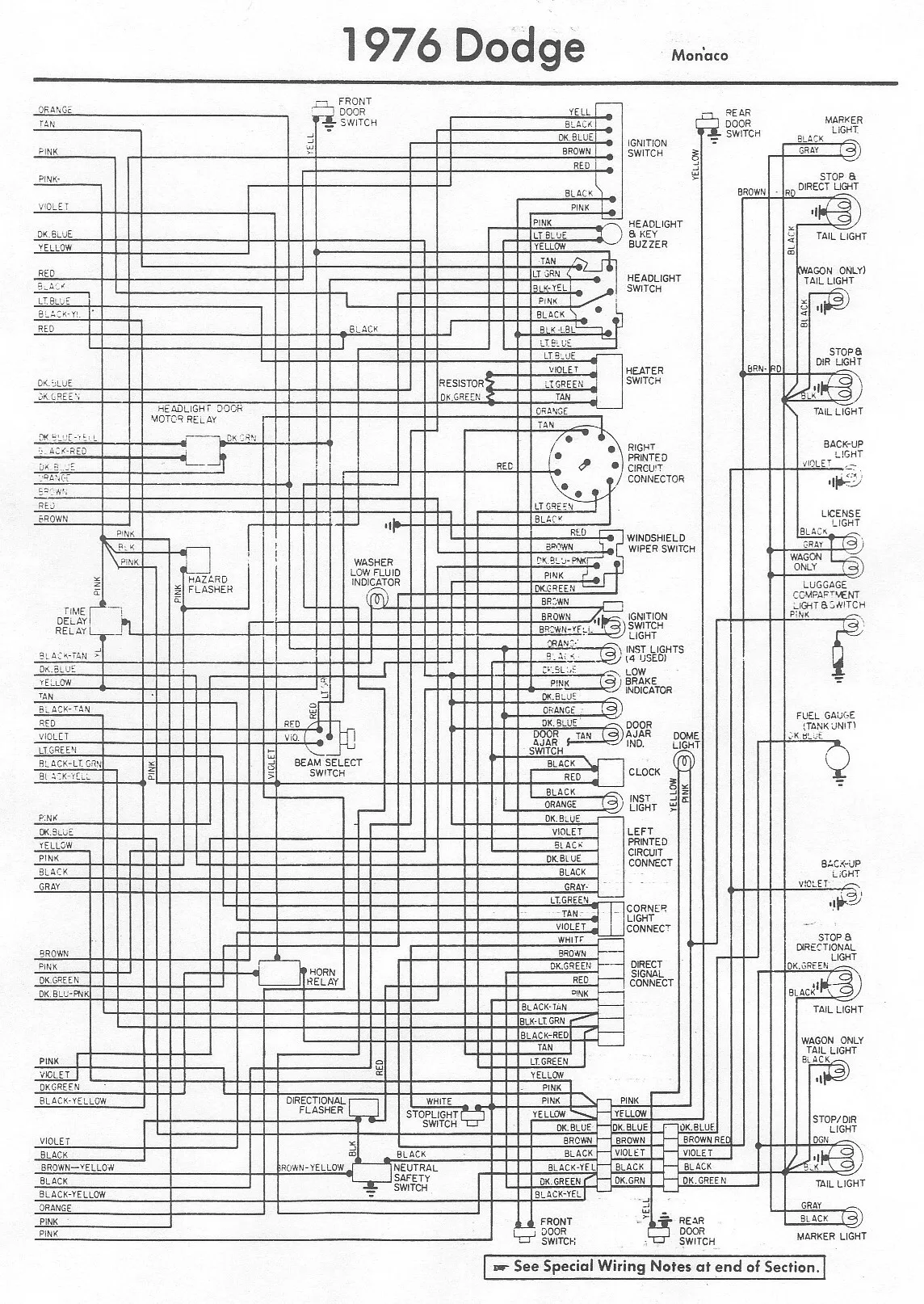 Diagram Wire Diagram 1978 Dodge D100