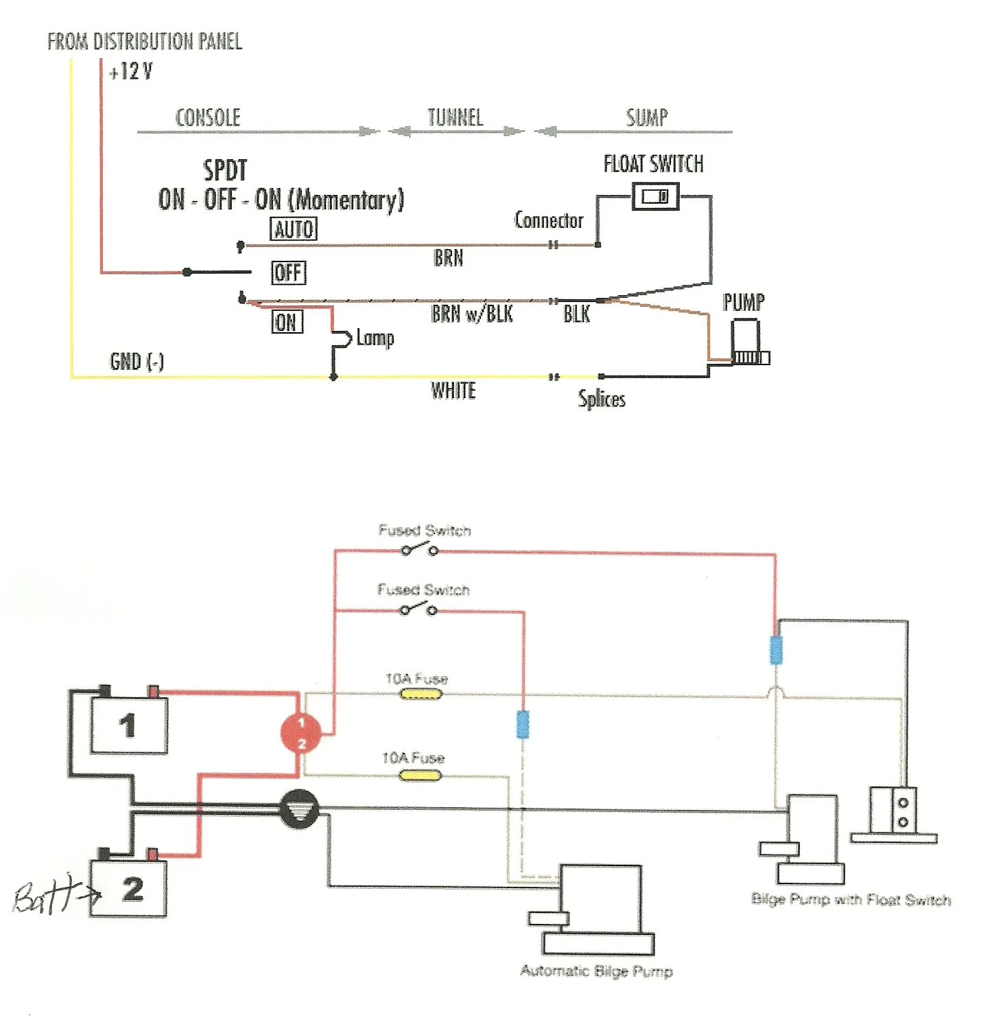 Diagram Wiring A Bilge Pump And Float Switch Diagram