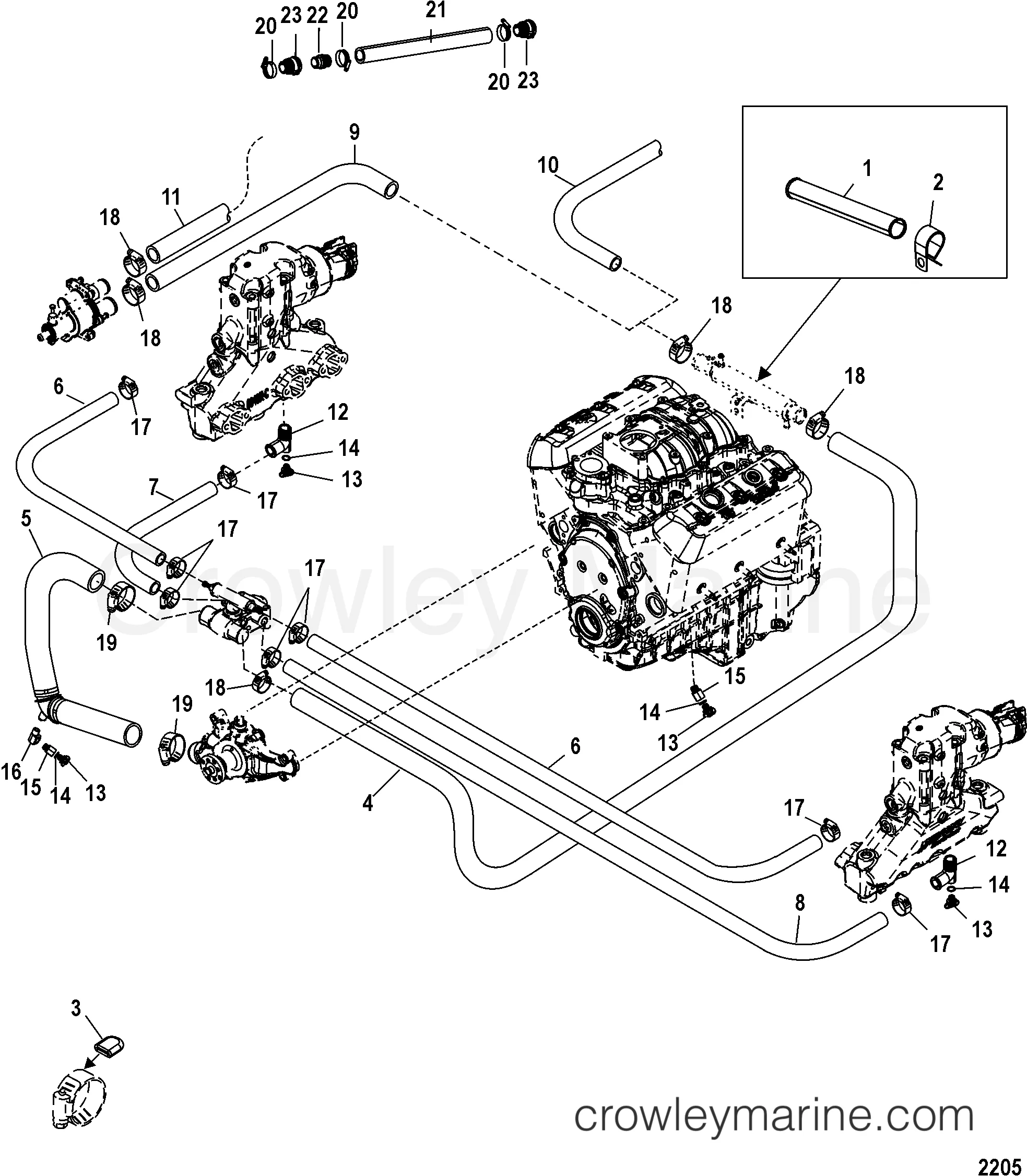 Diagram Wiring Diagram 1998 502 Omc