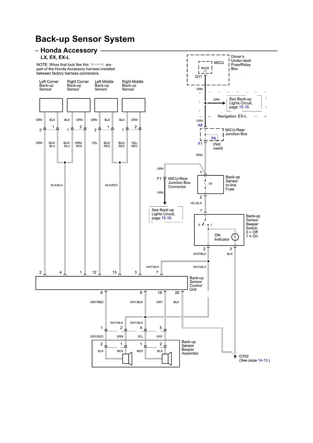 Diagram Wiring Diagram 1999 Honda Odyssey Radio