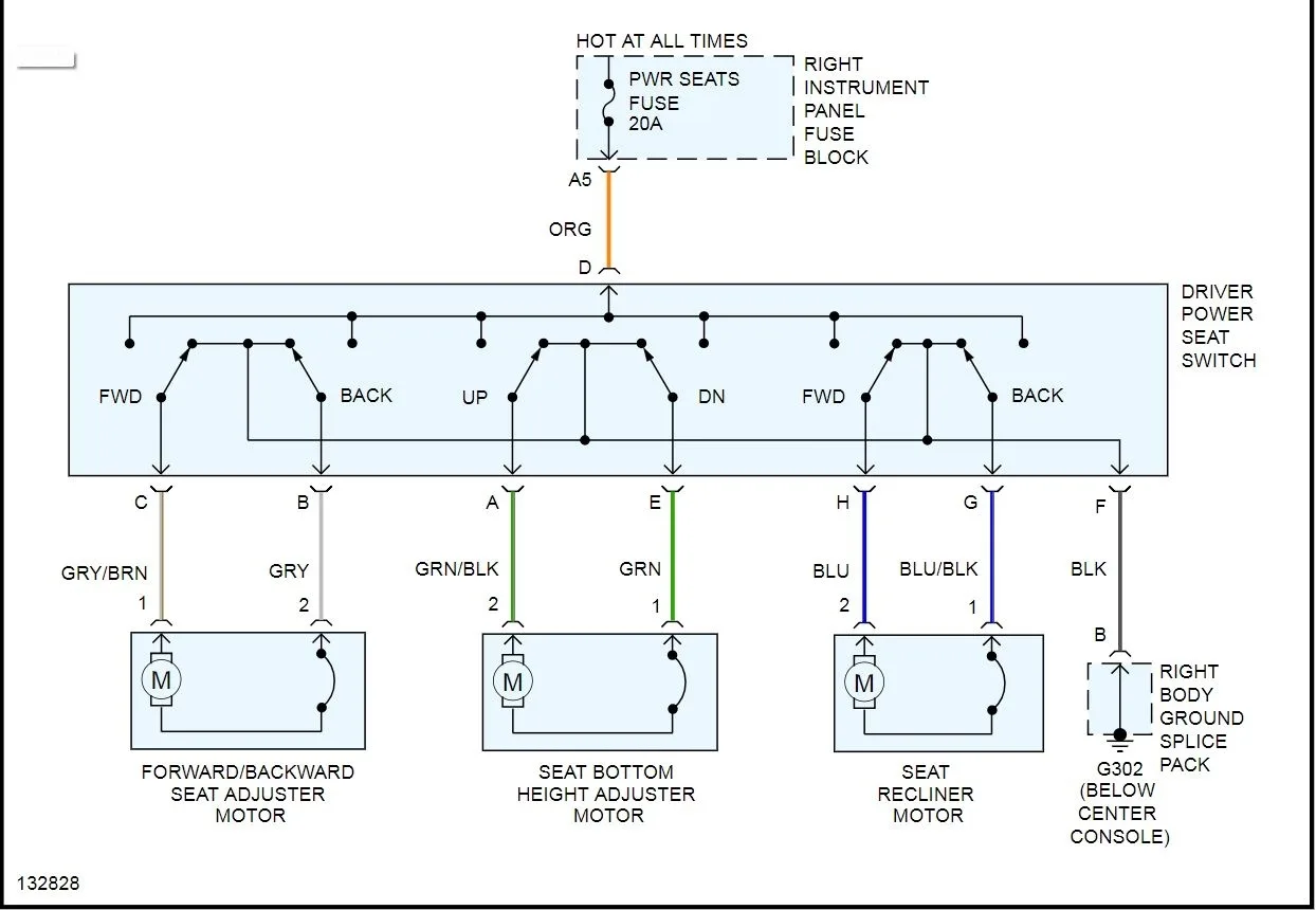 Diagram Wiring Diagram 2003 Mustang Power Seat