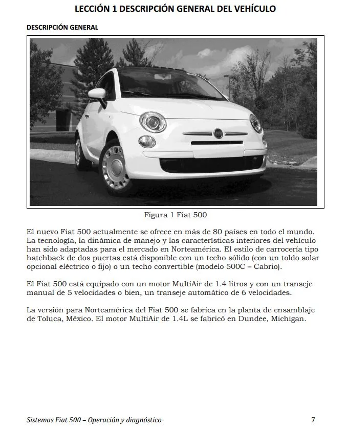 Diagram Wiring Diagram De Taller Fiat 500